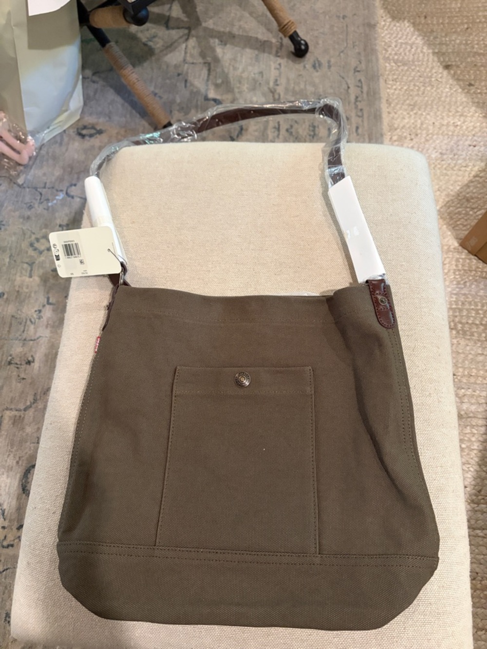 Levi's Green Heritage Bucket Bag/NWT - Picture 6 of 11